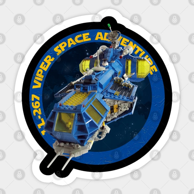 LL 267 Viper Space Adventure Sticker by mamahkian